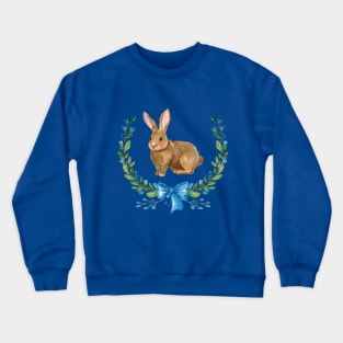 Bunny rabbit cute love gift Crewneck Sweatshirt